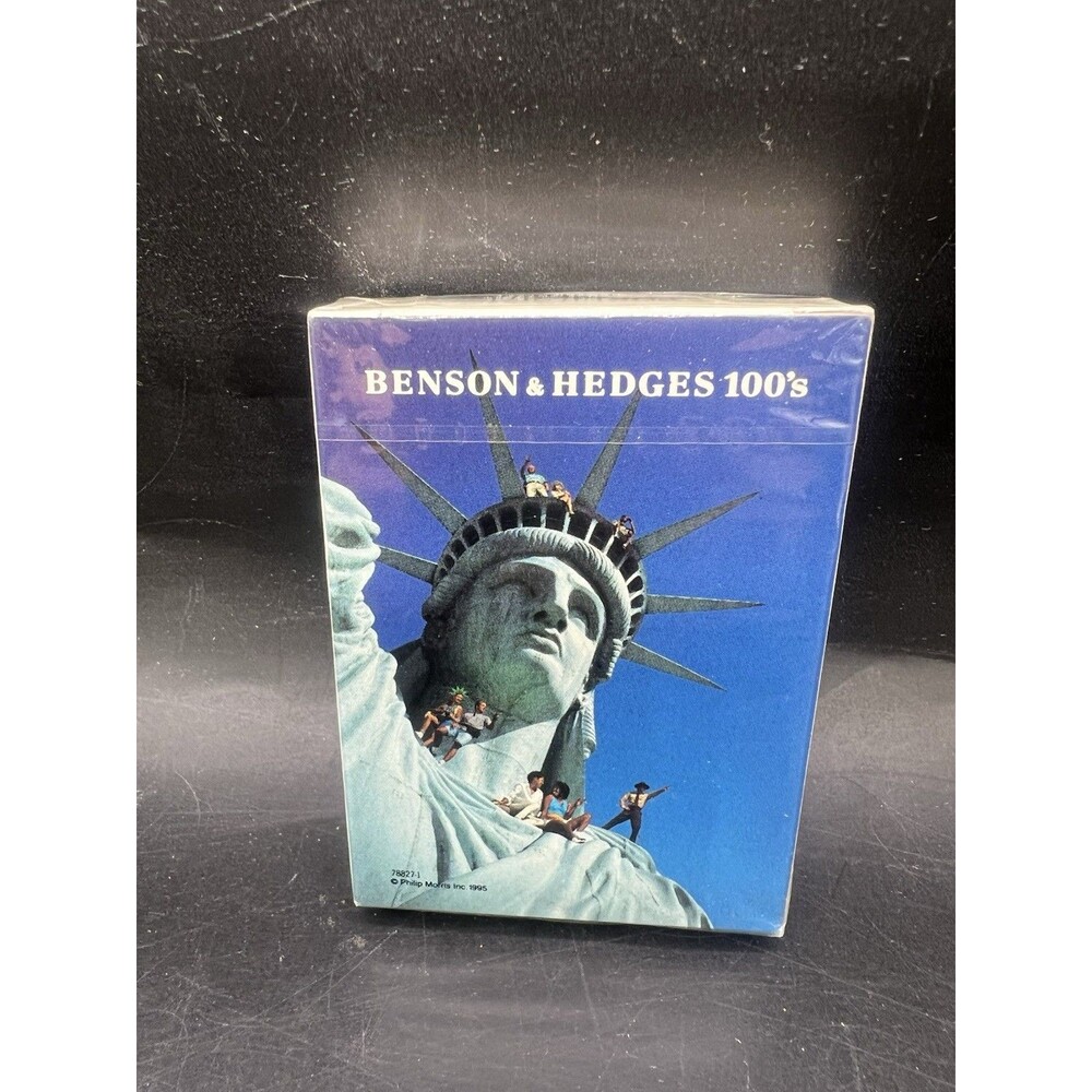 Vintage 1995 Benson & Hedges 100’s Playing Cards Poker Size Advertising Sealed